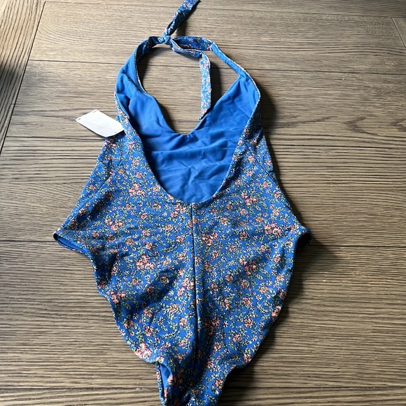 VERONICA BEARD SALIS HALTER SWIMSUIT SZ S 268$ - Picture 6 of 8